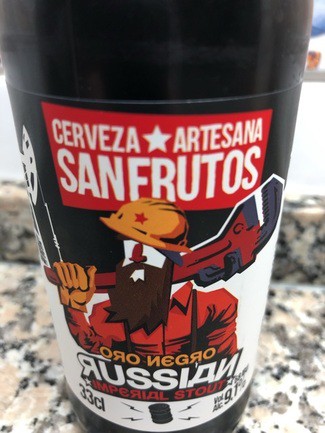 Sanfrutos Oro Negro russian imperial stout