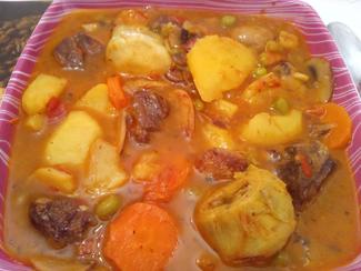 Guisado de carrillera de ternera con verduras