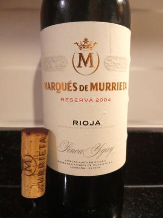 Marqués de Murrieta Finca Ygay Reserva 2004