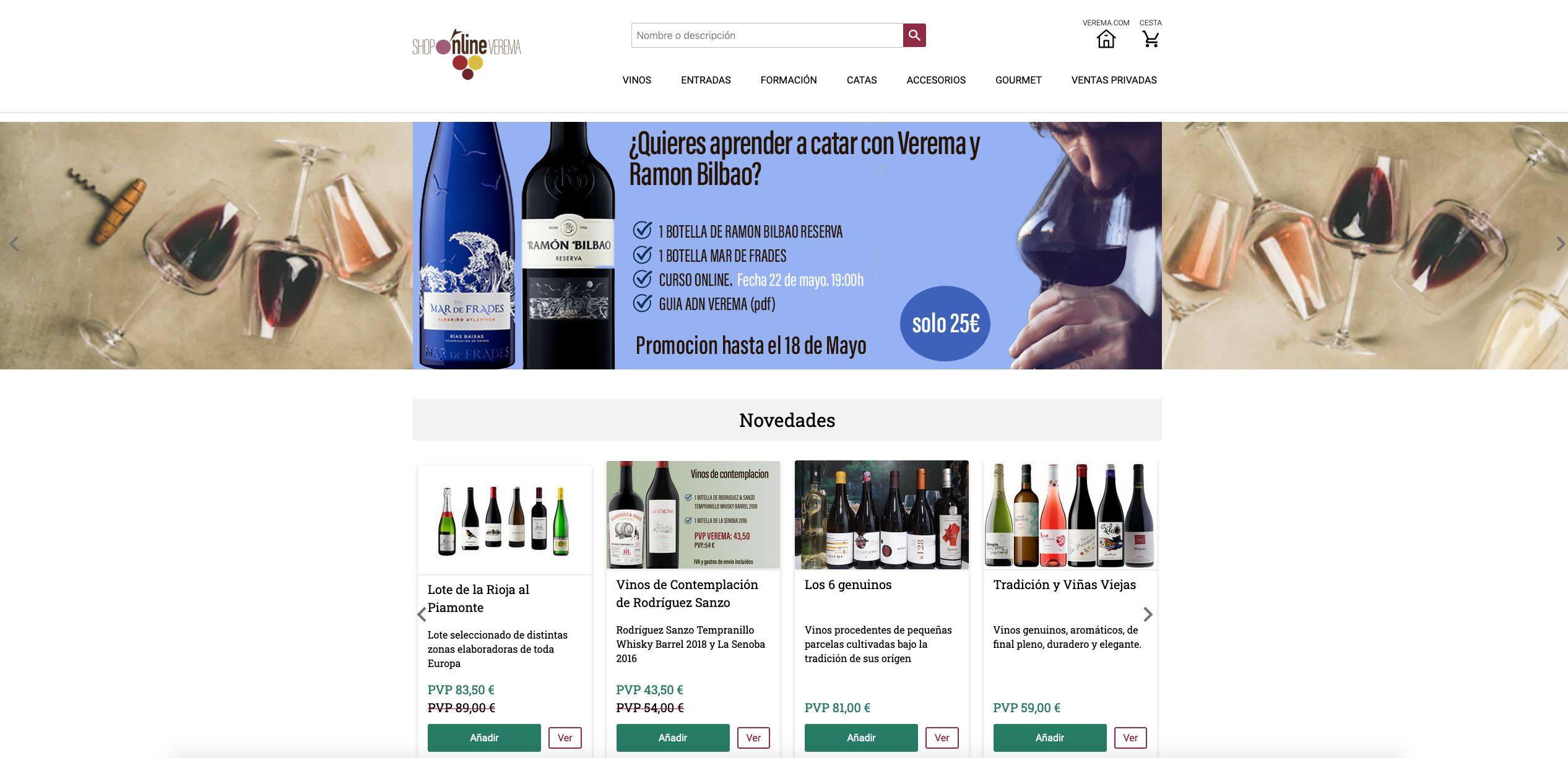 Tienda Verema home 1