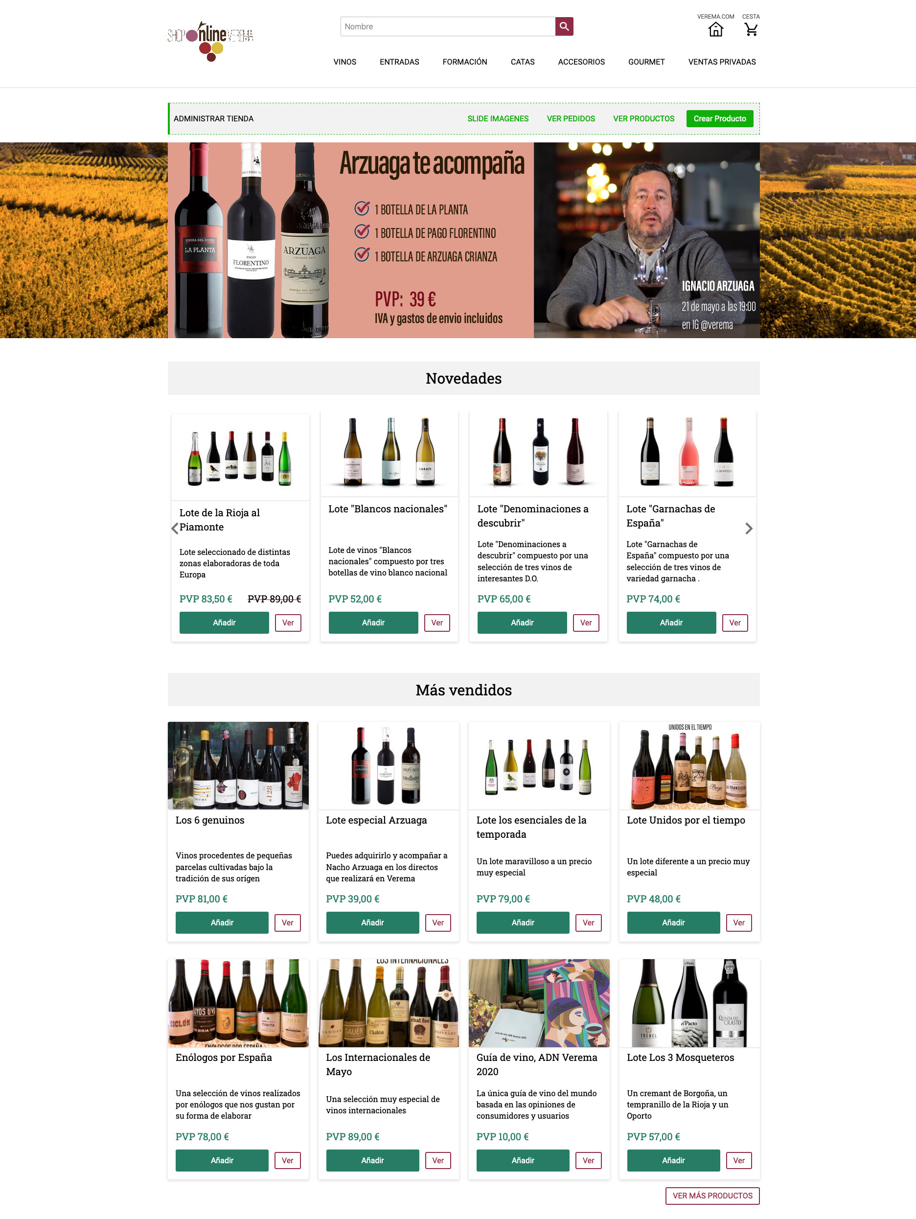 La Tienda Verema abre sus puertas