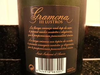 Gramona III Lustros Gran Reserva 2007, DO Cava