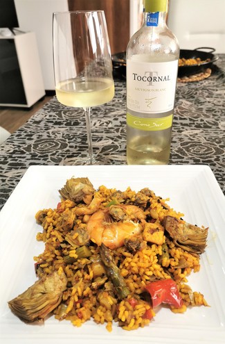 Con el arrocito de pescado