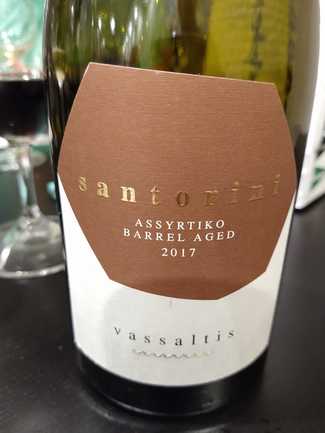 Vassaltis Assyrtiko Barrel 2017