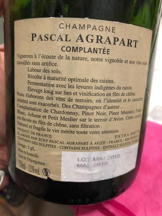 Pascal Agrapart Complanteé 2015