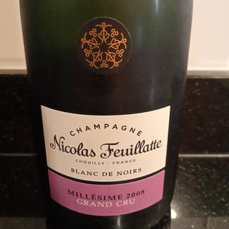 Champagne Nicolas Feuillate Blanc de Noirs Grand Cru Millésime 2008