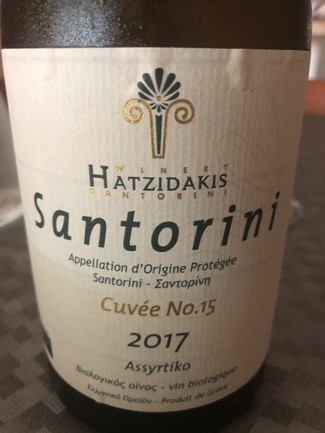 Hatzidakis Santorini cuvée No.15 2017