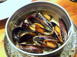 Mejillones a la brasa