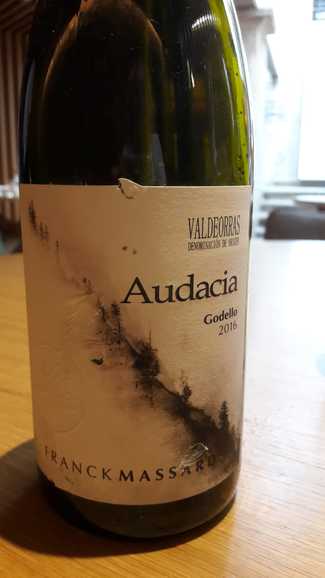 Audacia Franck Massard Godello 2016 DO Valdeorras.