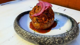 Patata rellena Pull Pork