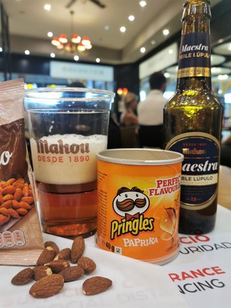 La segunda con almendritas y papas con paprika