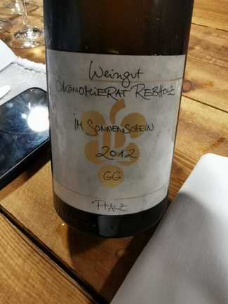 Weingut Okonomierat Rebholz Sonnenschein GG Trocken 2012