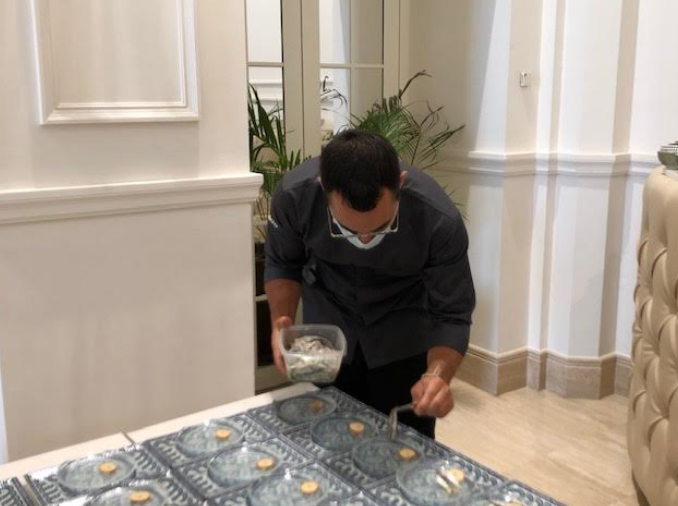 Boqueron Victoriano con Ajo blanco en Sabor a Málaga