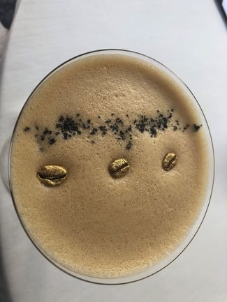 coctail de postre de café