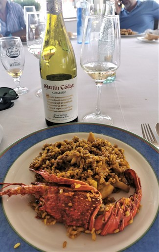 Tremendo el arroz de langosta