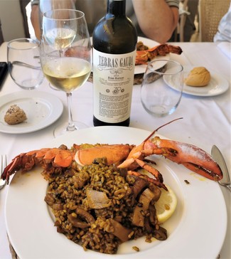 Delicioso arroz de bogavante