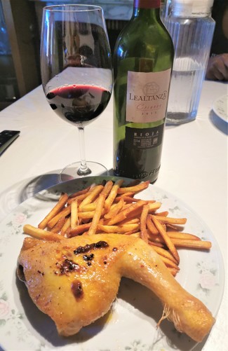 Con el pollo trufadito