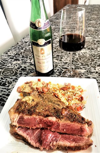 Con el jugoso T-Bone