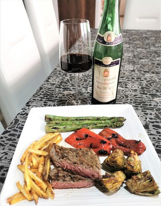 Con el bistec con cardamomo