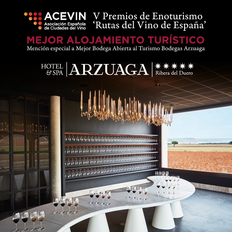 ACEVIN premia la oferta enoturística de Arzuaga