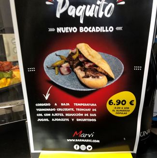 anuncio bocadillo Paquito