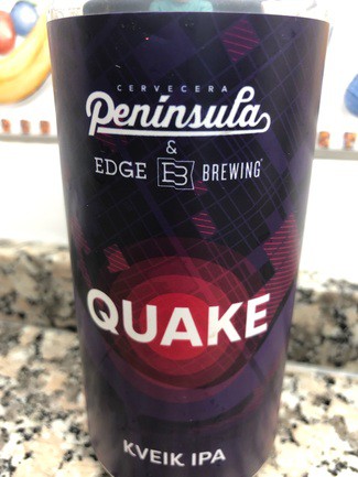 Península & Edge Brewing Quake kveik ipa