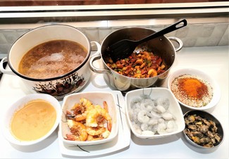 Preparativos del caldoso