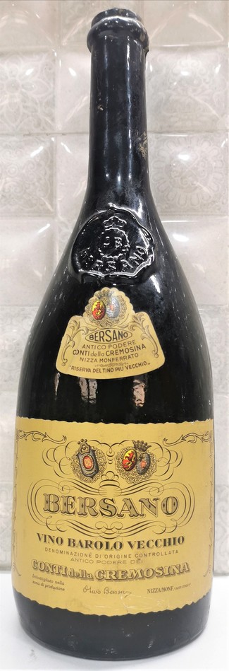 Barolo Bersano riserva del tino piu vecchio 1961