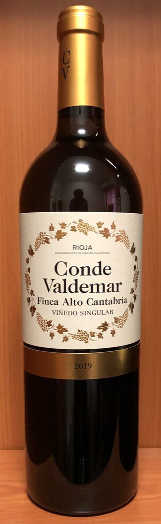 Conde Valdemar Finca Alto Cantabria -Viñedo Singular- 2019