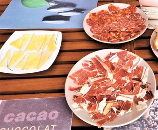 El queso al PX, los embutidos y el jamón ibéricos.