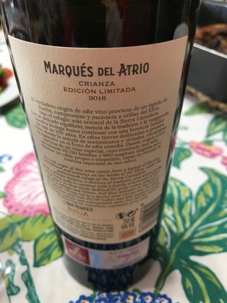 Marqués del Atrio Edición Limitada 2016