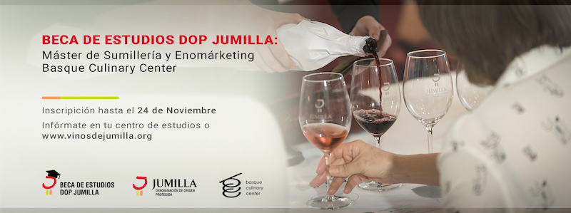 La DOP Jumilla ofrece una nueva beca de estudios para el Máster de Sumillería y Enomarqueting del Basque Culinary Center