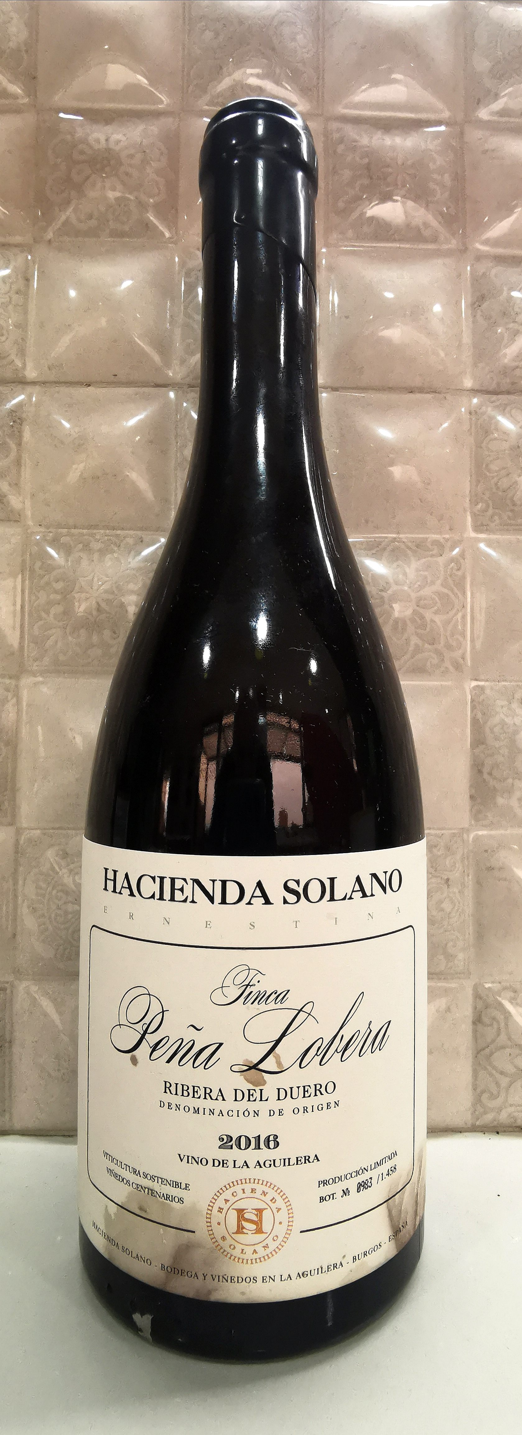 Hacienda Solano Finca Peña Lobera 2016