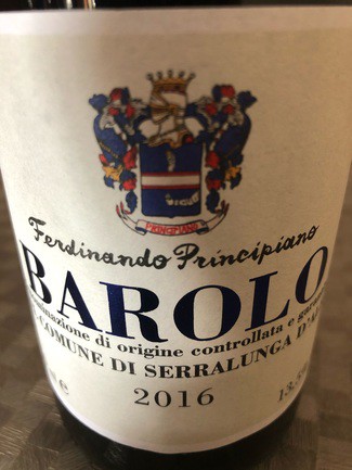 Ferdinando Principiano Barolo Serralunga d’Alba 2016