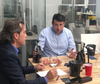 Pablo Ossorio y el cava Tantum Ergo Chardonnay & Pinot Noir 2018 en directo en Verema