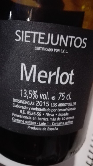 Siete Juntos Merlot 2015