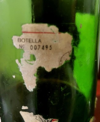 Botella número 007495