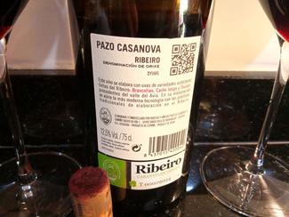 Pazo Casanova Tinto 2014, DO Ribeiro