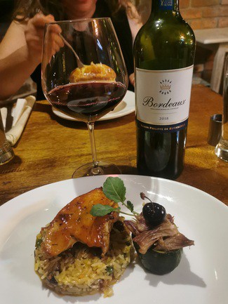 Con el arroz "Le Petit Jardin"