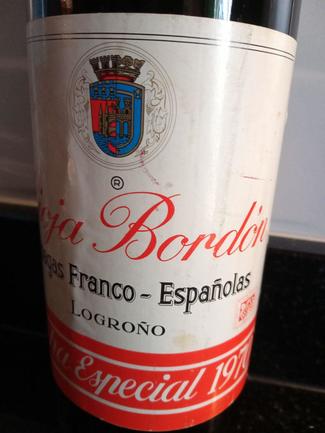 Rioja Bordón Cosecha Especial 1970