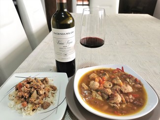 Con los frijolitos con costilla
