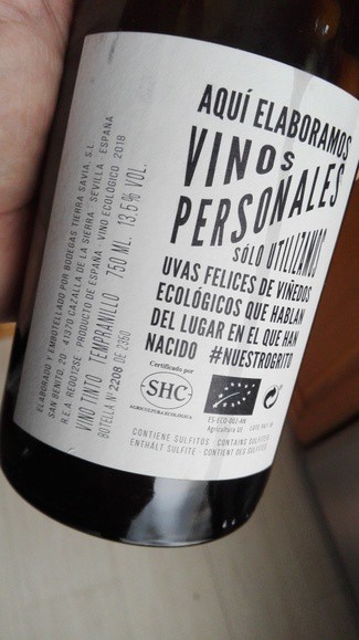 Piu Tierra Savia Ánfora El Espantador de Pájaros 2018