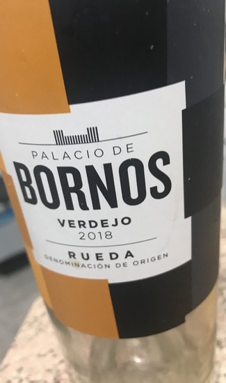 Palacio de bornos verdejo 2018