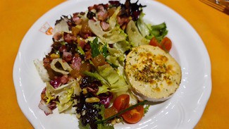 Exvelente ensalada en este e