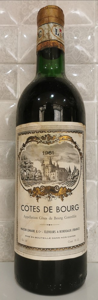 Côtes de Bourg Maison Lemaire 1961