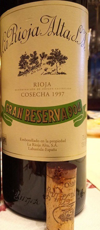 La Rioja Alta 904 Gran Reserva 1997