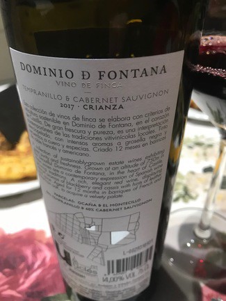 Dominio de Fontana Crianza 2017