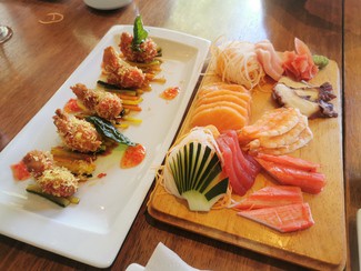 El Ebi yake amai y el Sashimi