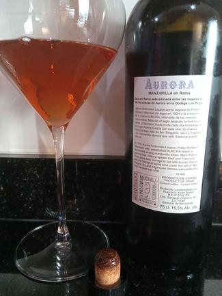 Aurora Manzanilla en Rama Saca Única BodeBoca Otoño 2018, DO Manzanilla Sanlúcar de Barrameda