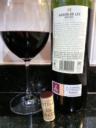 Barón de Ley Reserva 2011, DO Ca Rioja